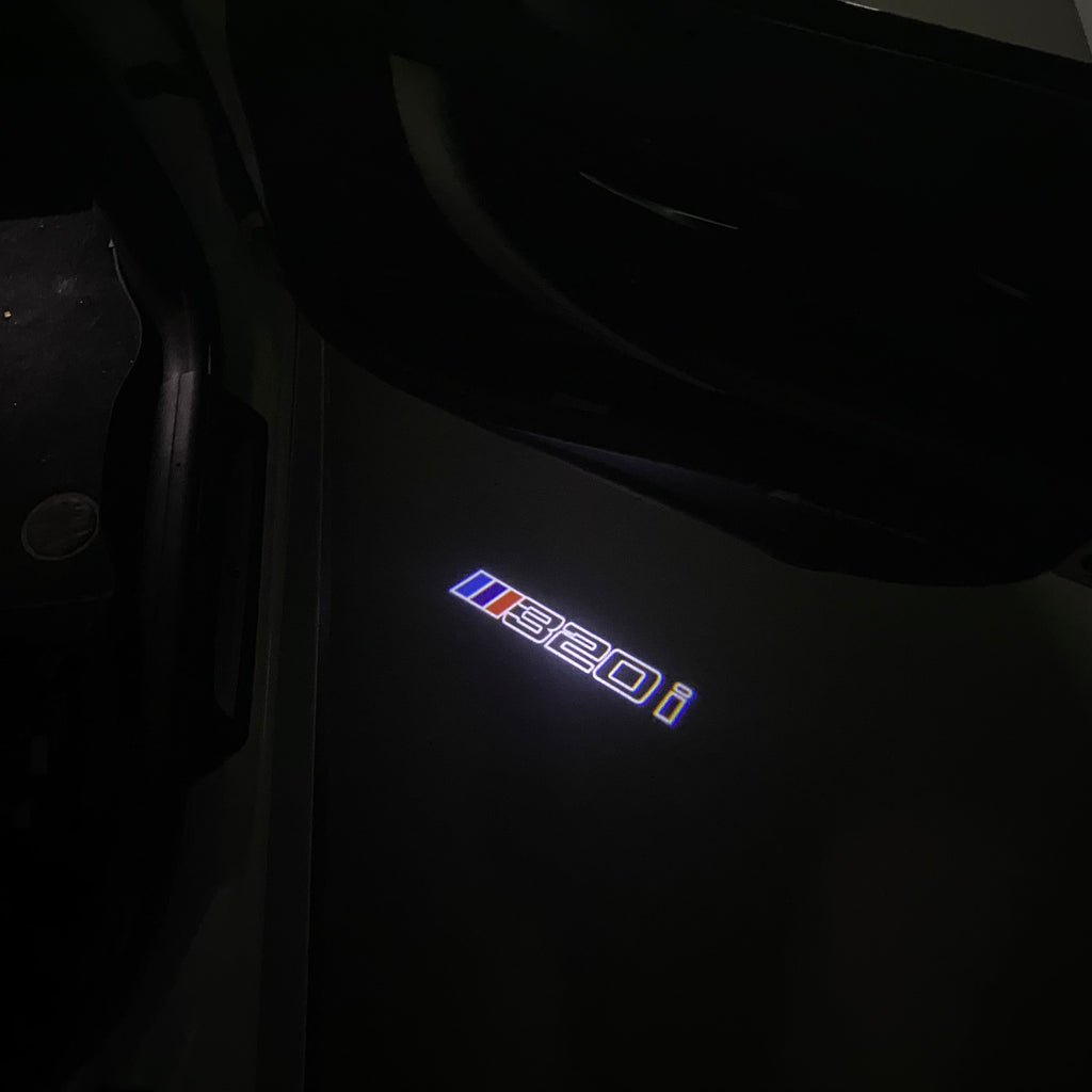 BMW 3 SERIES 320 i LOGO PROJECTOT LIGHTS (quantity 1 = 1 sets/2 door lights) Nr.BMW414