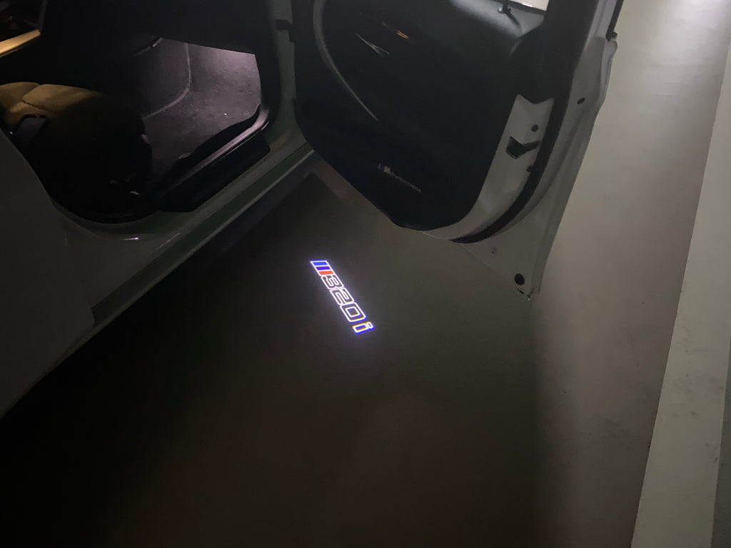 BMW 3 SERIES 320 i LOGO PROJECTOT LIGHTS (quantity 1 = 1 sets/2 door lights) Nr.BMW414