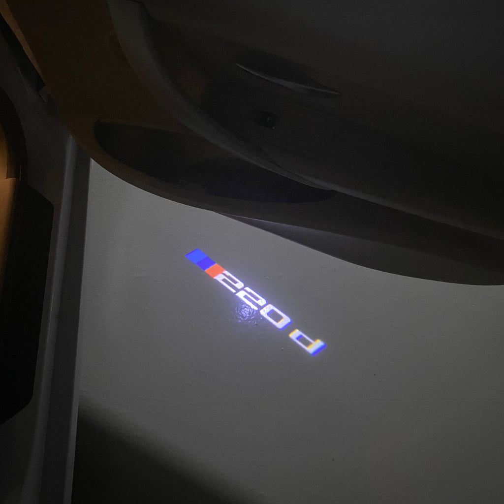 BMW  2 SERIES 220  LOGO PROJECTOT LIGHTS (quantity 1 = 1 sets/2 door lights)Nr.bmw00198