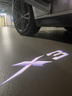 BMW X3  LOGO PROJECTOT LIGHTS (quantity 1 = 1 sets/2 door lights)Nr.bmw0062