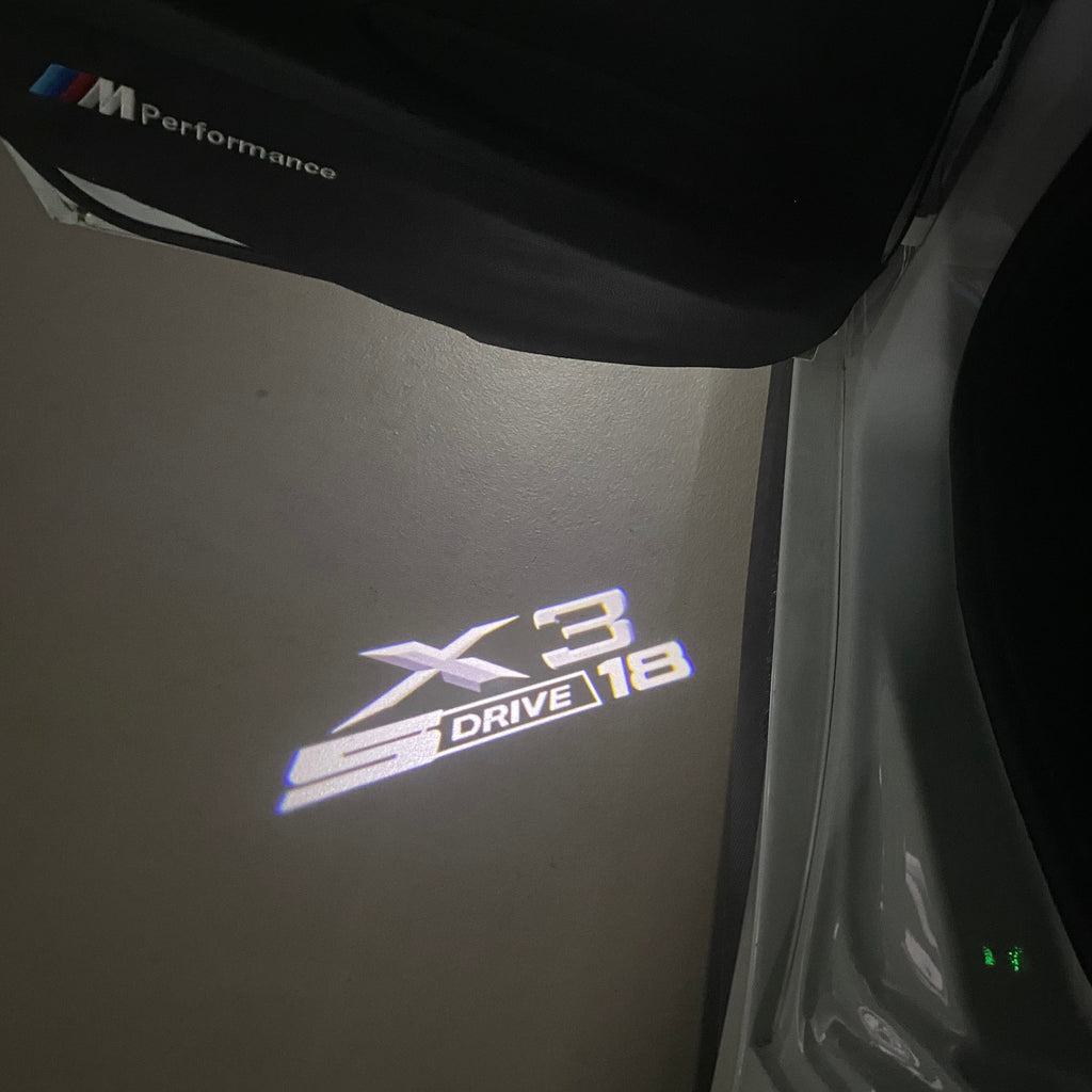 BMW X3 S Drive 18 LOGO PROJECTOT LIGHTS (quantity 1 = 1 sets/2 door lights)Nr.bmw0052