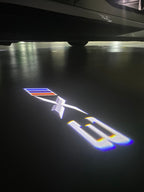 BMW X3  LOGO PROJECTOT LIGHTS (quantity 1 = 1 sets/2 door lights)Nr.bmw0050