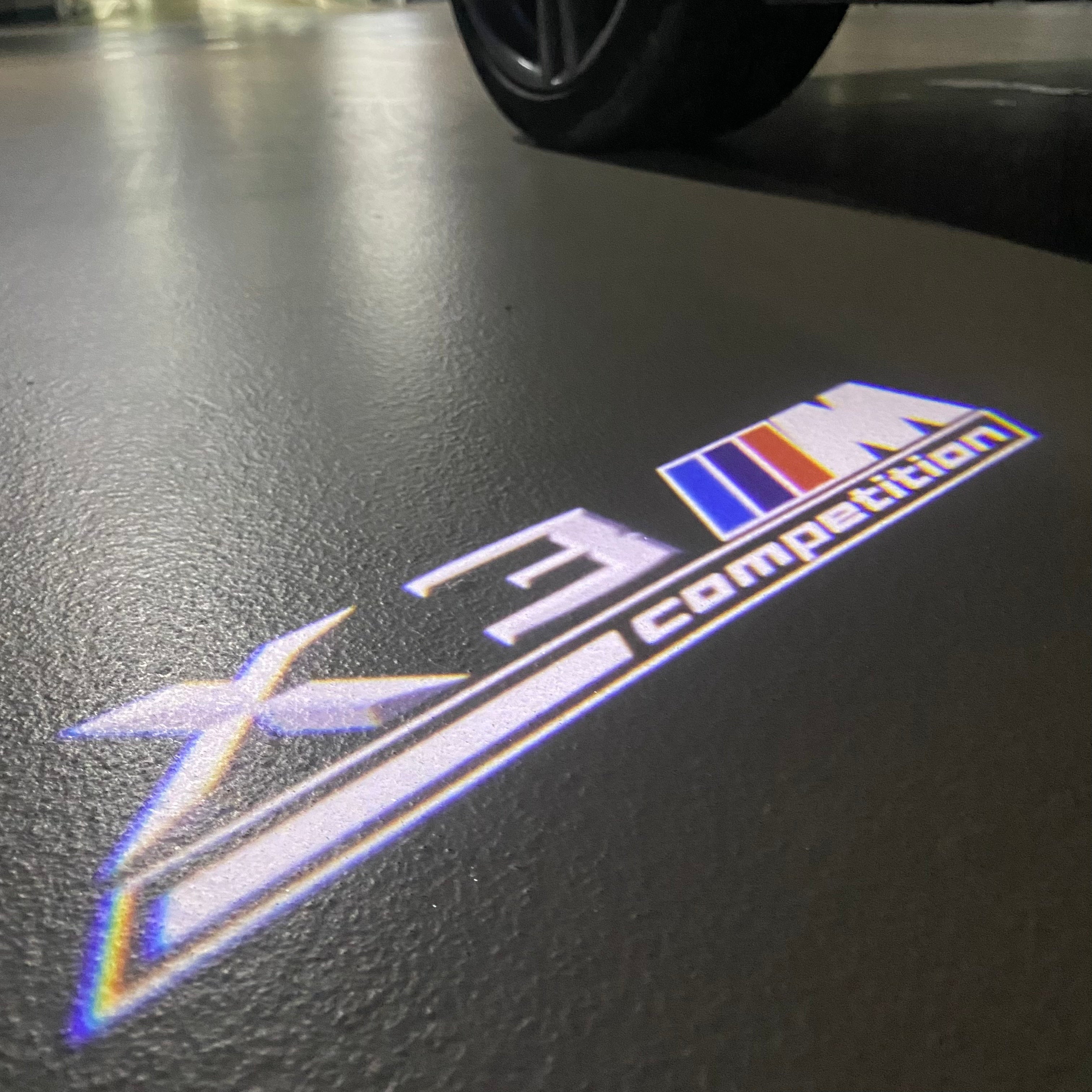 BMW X3M  LOGO PROJECTOT LIGHTS (quantity 1 = 1 sets/2 door lights)Nr.bmw0058