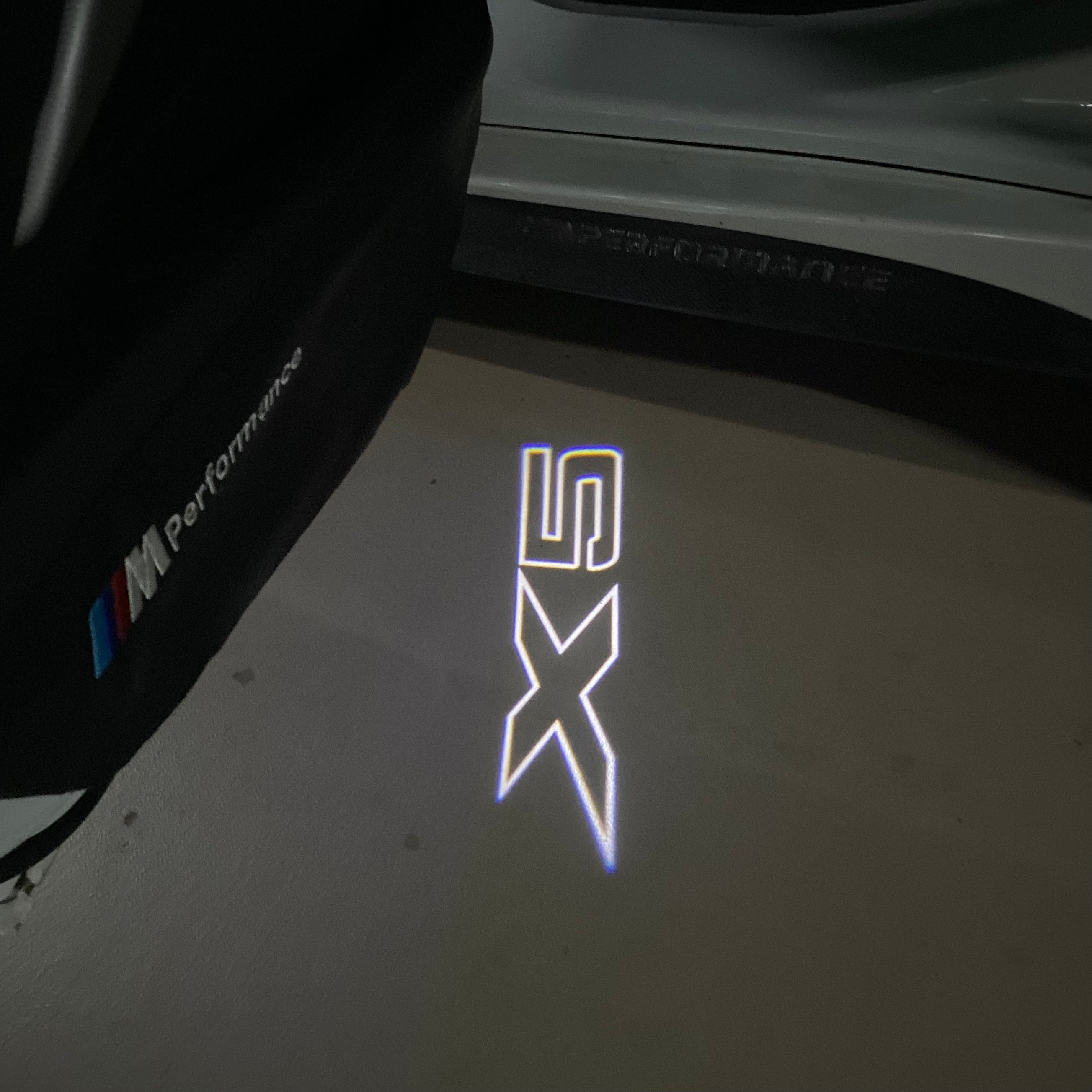 BMW X5    LOGO PROJECTOT LIGHTS (quantity 1 = 1 sets/2 door lights)Nr.bmw00112