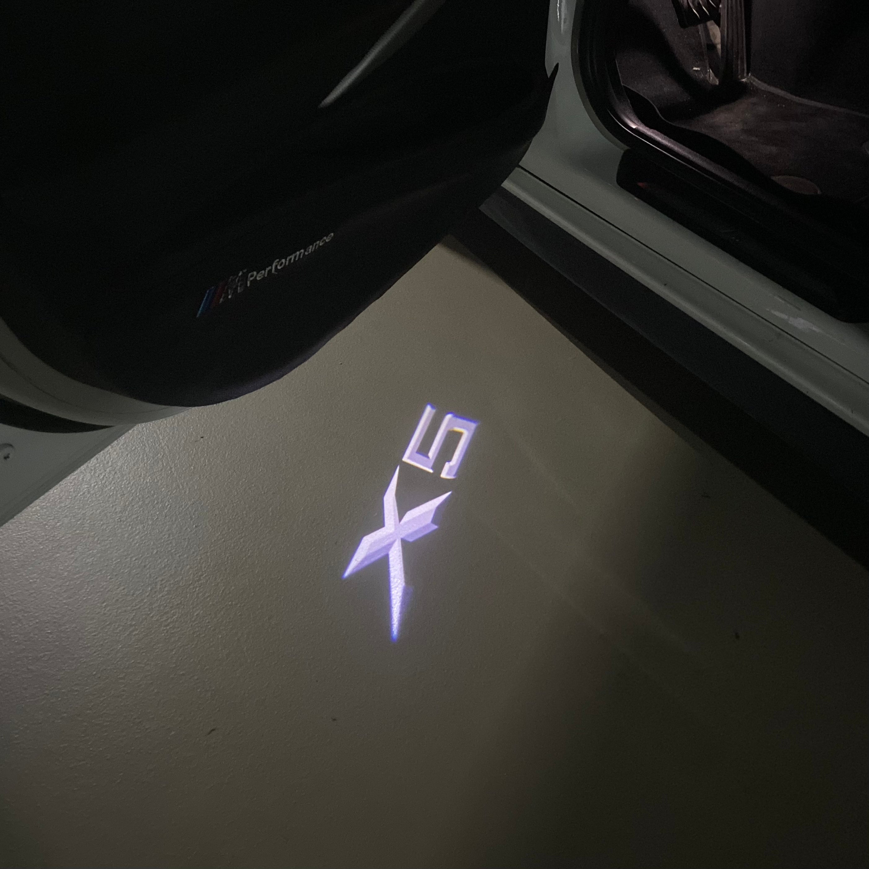 BMW X5    LOGO PROJECTOT LIGHTS (quantity 1 = 1 sets/2 door lights)Nr.bmw0096