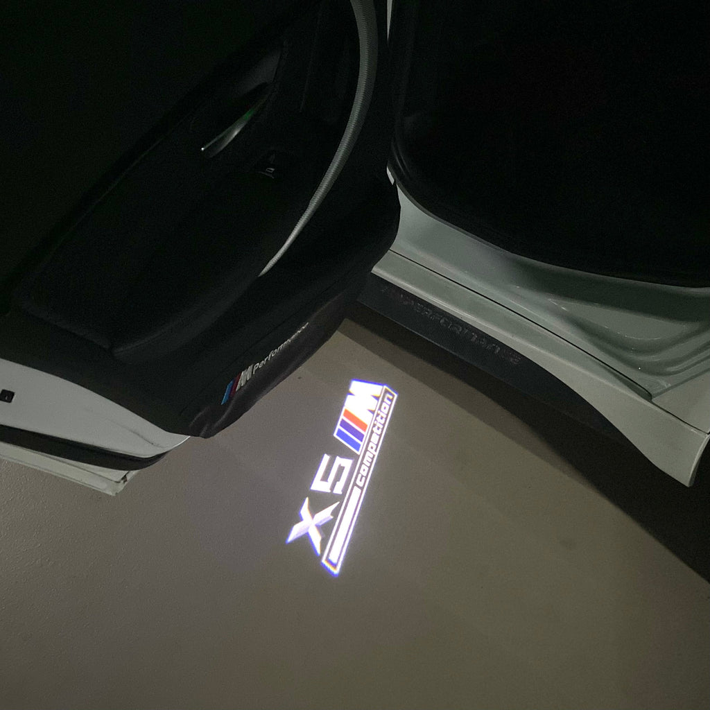 BMW X5M  LOGO PROJECTOT LIGHTS (quantity 1 = 1 sets/2 door lights)Nr.bmw0029