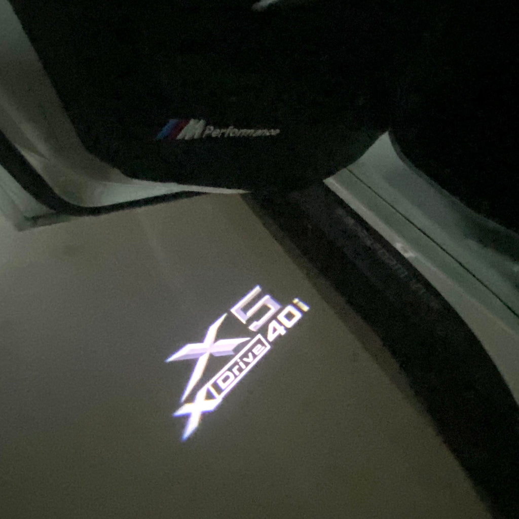 BMW X5 Xdrive 40i LOGO PROJECTOT LIGHTS (quantity 1 = 1 sets/2 door lights)Nr.bmw00118