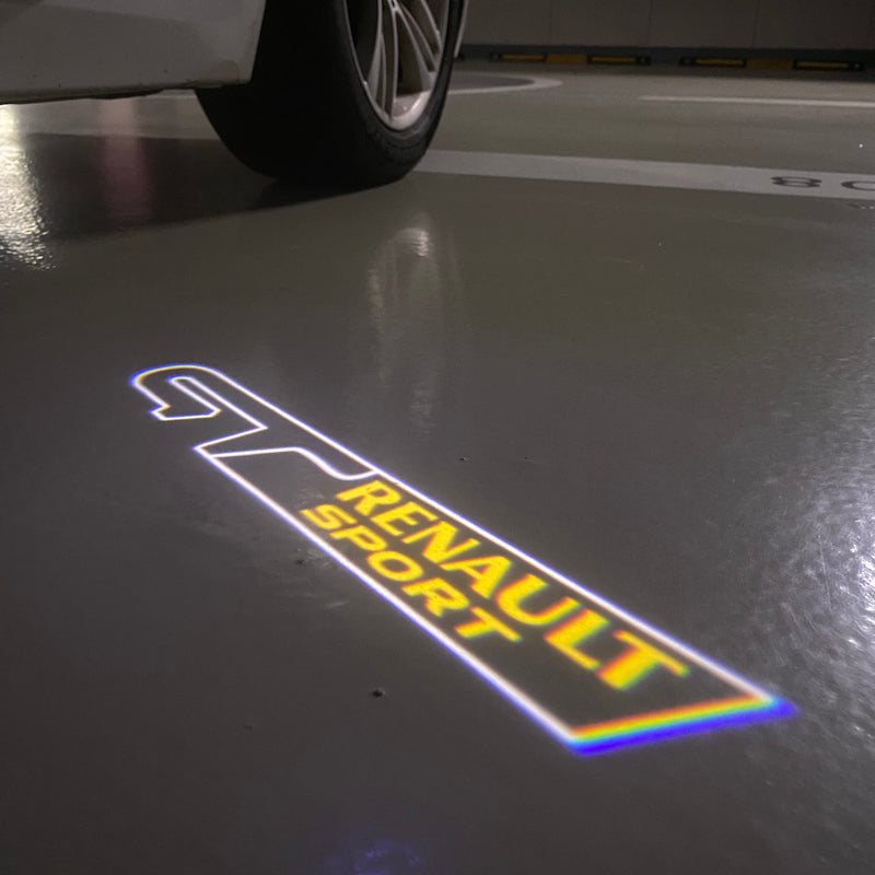 RENAULT GT LOGO PROJECTOT LIGHTS Nr.28078 (Menge 1 = 2 Logofolien /2 Türleuchten) 