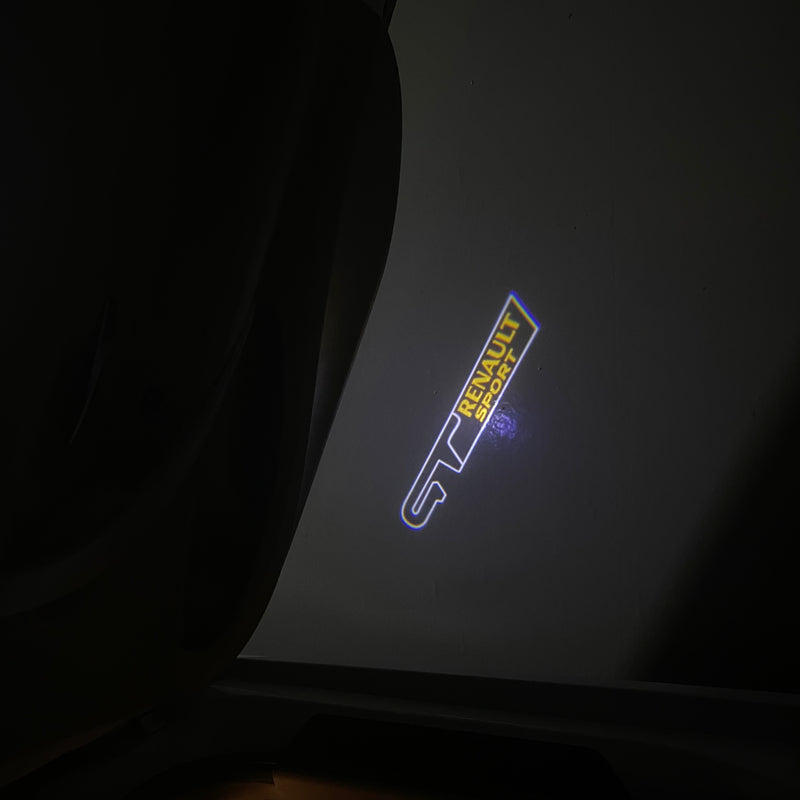 RENAULT GT LOGO PROJECTOT LIGHTS Nr.28078 (Menge 1 = 2 Logofolien /2 Türleuchten) 