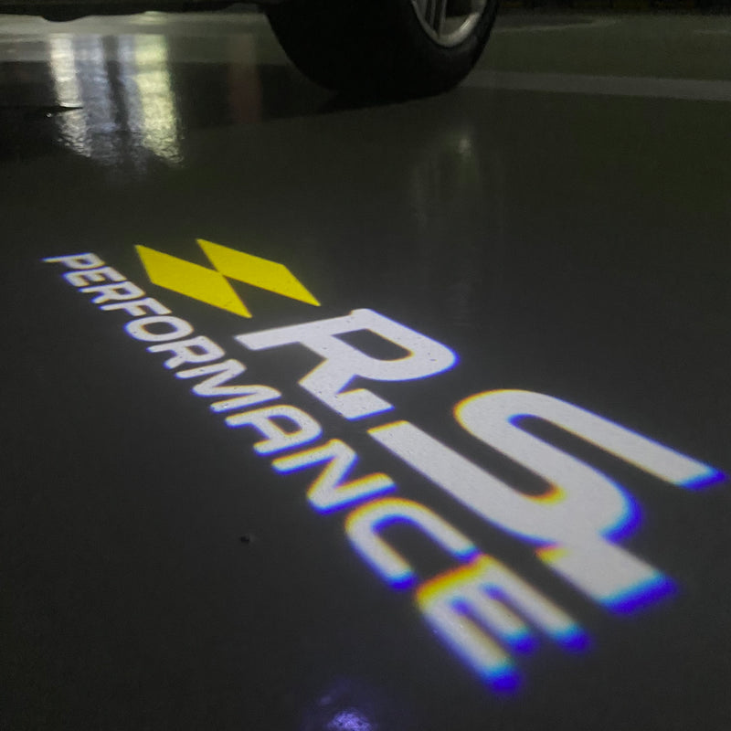 RENAULT ORIGINAL LOGO PROJECTOT LIGHTS Nr.28070 (Menge 1 = 2 Logofolien /2 Türleuchten) 