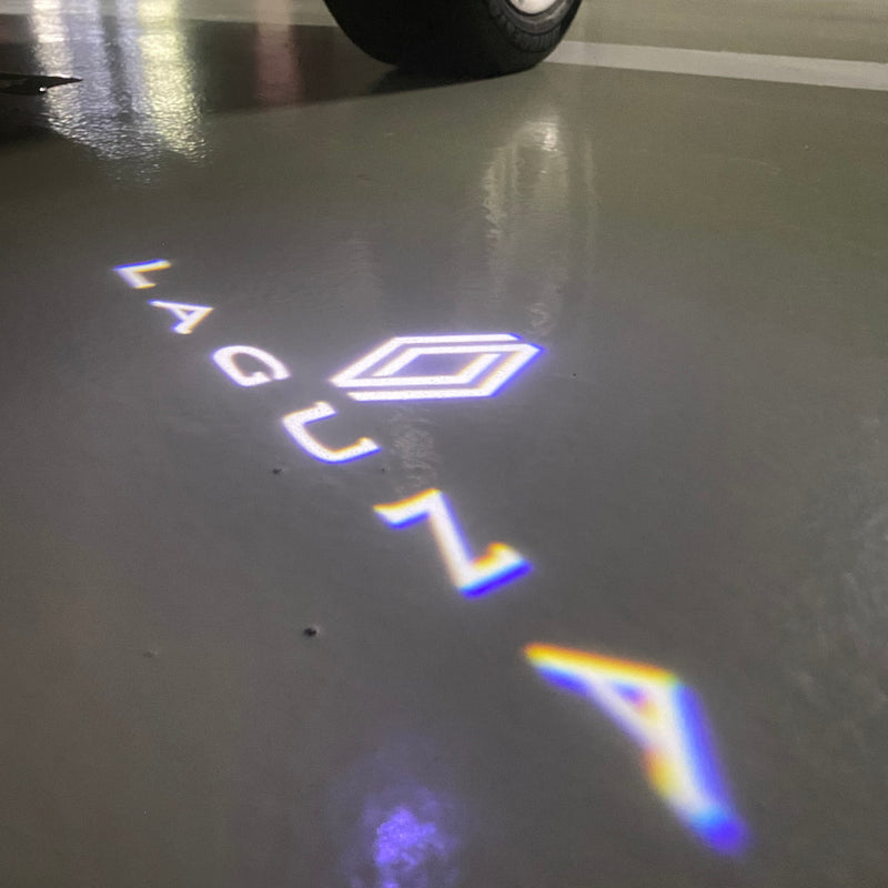 RENAULT Laguna LOGO PROJECTOT LIGHTS Nr.28066 (Menge 1 = 2 Logofolien /2 Türleuchten) 