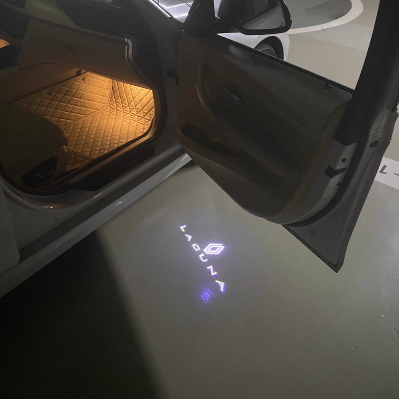 RENAULT Laguna LOGO PROJECTOT LIGHTS Nr.28066 (Menge 1 = 2 Logofolien /2 Türleuchten) 