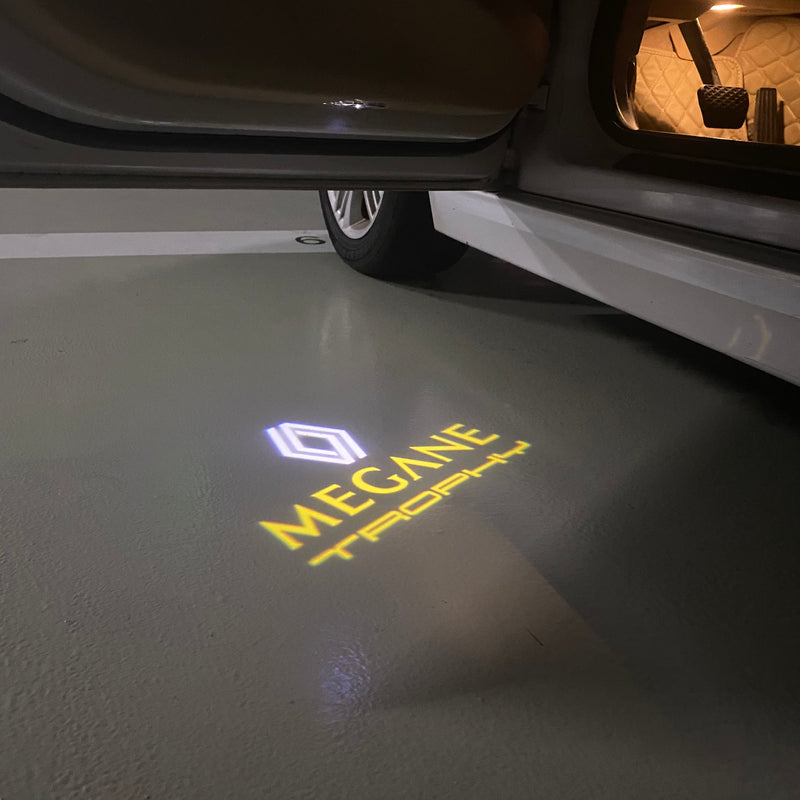 RENAULT Magene LOGO PROJECTOT LIGHTS Nr.28073 (Menge 1 = 2 Logofolien /2 Türleuchten) 