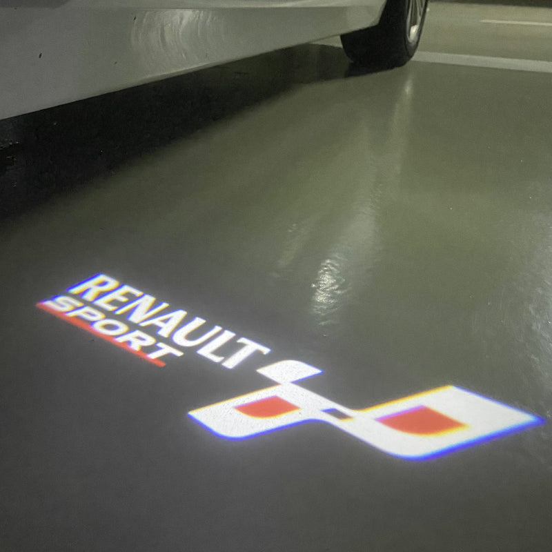 RENAULT Sport PROJECTOT LIGHTS Nr.28062 (Menge 1 = 2 Logofolien /2 Türleuchten) 