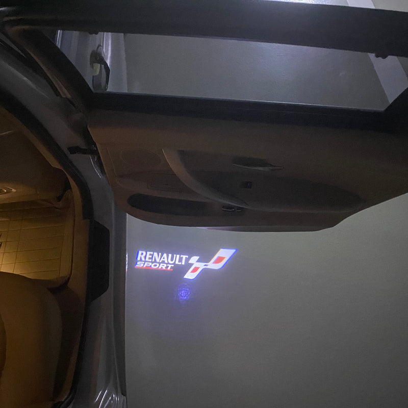 RENAULT Sport PROJECTOT LIGHTS Nr.28062 (Menge 1 = 2 Logofolien /2 Türleuchten) 