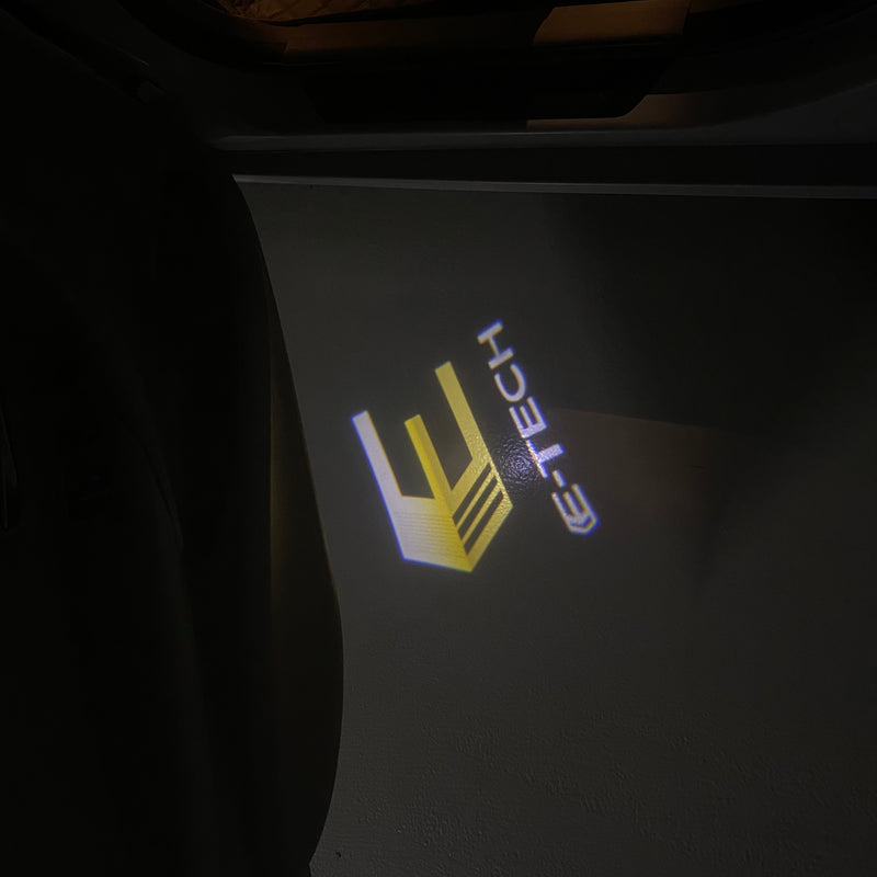 RENAULT E TECH LOGO PROJECTOT LIGHTS Nr.28080 (quantity 1 = 2 Logo Films /2 door lights )