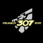 PEUGEOT 307  LOGO PROJECTOT LIGHTS    (quantity 1 = 2 Logo Films /2 door lights）Nr.30HH59