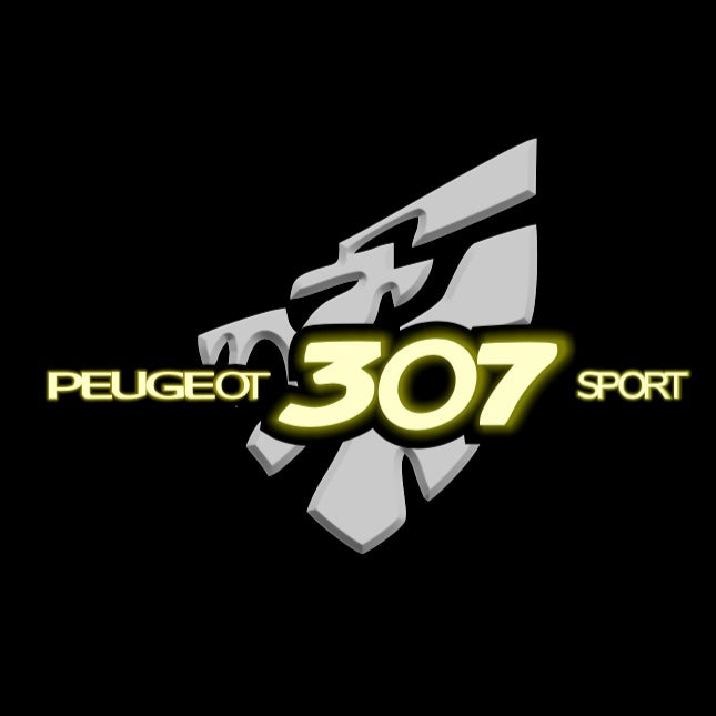 PEUGEOT ORIGINAL LOGO PROJECTOT LIGHTS Nr.30002 (Menge 1 = 2 Logofolien /2 Türleuchten） 