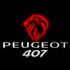 PEUGEOT 407 LOGO PROJECTOT LIGHTS    (quantity 1 = 2 Logo Films /2 door lights）Nr.30HH50
