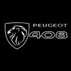 PEUGEOT 408   LOGO PROJECTOT LIGHTS    (quantity 1 = 2 Logo Films /2 door lights）Nr.30HH45