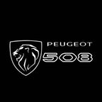 PEUGEOT 508 LOGO PROJECTOT LIGHTS    (quantity 1 = 2 Logo Films /2 door lights）Nr.30HH43