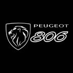 PEUGEOT 806 LOGO PROJECTOT LIGHTS    (quantity 1 = 2 Logo Films /2 door lights）Nr.30HH30