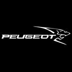 PEUGEOT ORIGINAL LOGO PROJECTOT LIGHTS    (quantity 1 = 2 Logo Films /2 door lights）Nr.30HH09