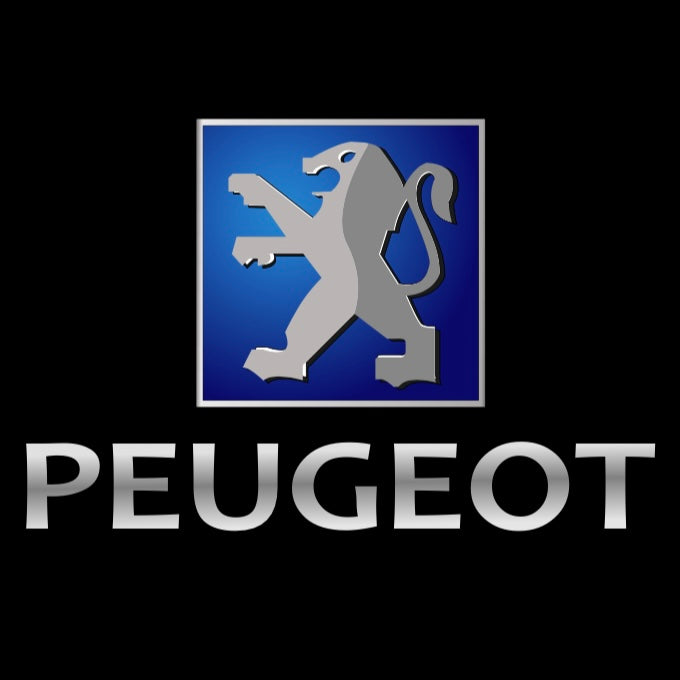 PEUGEOT ORIGINAL LOGO PROJECTOT LIGHTS    (quantity 1 = 2 Logo Films /2 door lights）Nr.30HH05