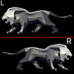 PEUGEOT 3D  LOGO PROJECTOT LIGHTS    (quantity 1 = 2 Logo Films /2 door lights）Nr.30HH12