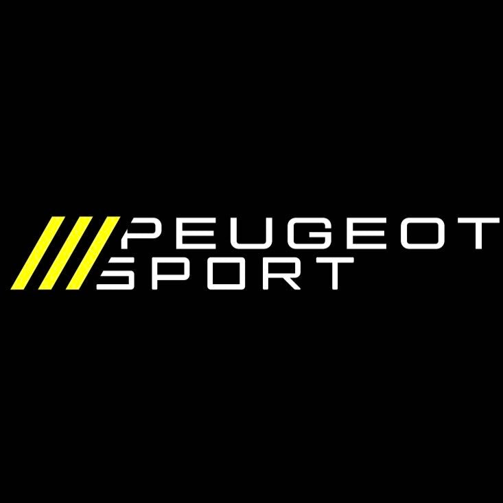 PEUGEOT SPORT LOGO PROJECTOT LIGHTS    (quantity 1 = 2 Logo Films /2 door lights）Nr.30HH21