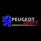 PEUGEOT SPORT  LOGO PROJECTOT LIGHTS    (quantity 1 = 2 Logo Films /2 door lights）Nr.30HH23