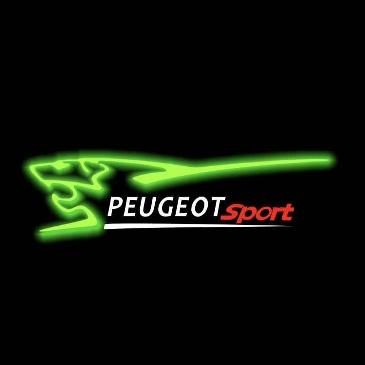 PEUGEOT ORIGINAL LOGO PROJECTOT LIGHTS Nr.30002 (quantità 1 = 2 pellicole logo /2 luci porta） 