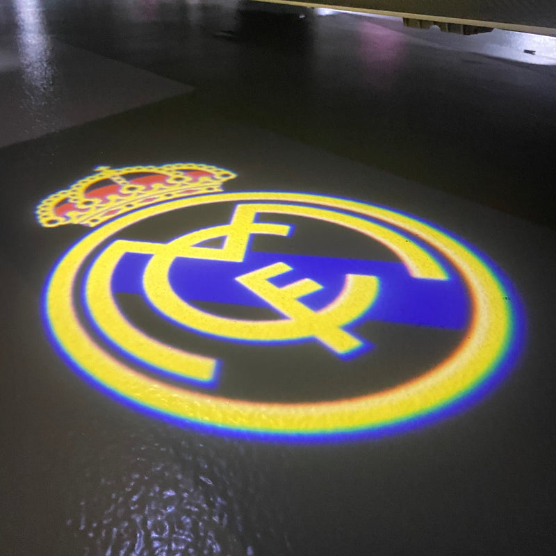 Football CLUB REAL MADRID  Logo door lights Nr.256  (quantity 1 = 2 Logo Films /2 door lights）