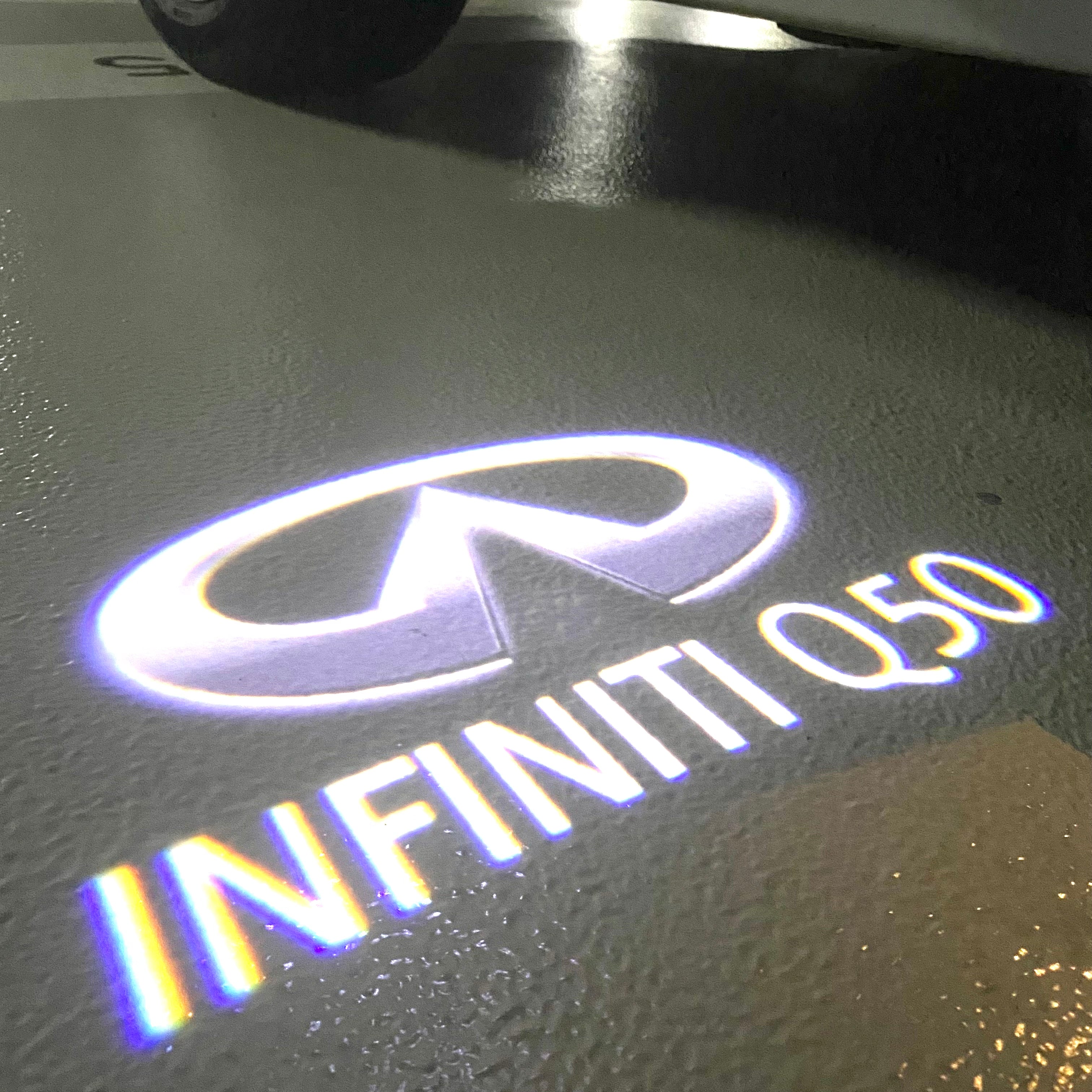 INFINITI  Q 50 LOGO PROJECROTR LIGHTS Nr.59 (quantity 1 = 1 sets/2 door lights)