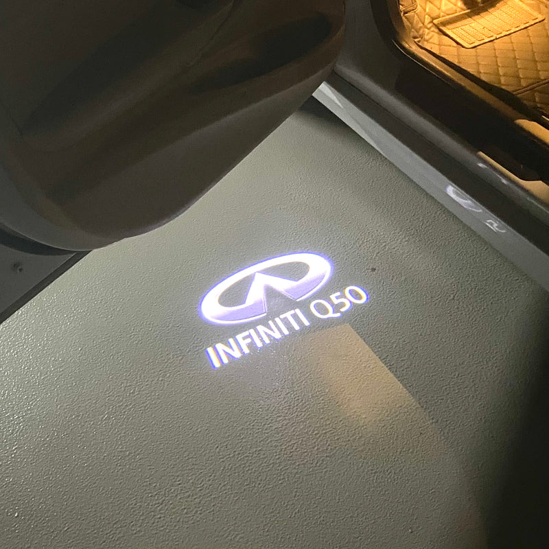 INFINITI Q50 LOGO PROJECROTR LIGHTS Nr.59 (Menge 1 = 1 Satz/2 Türleuchten)