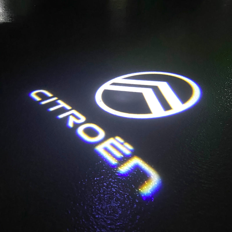 CITROËN ORIGINAL LOGO PROJECTOT LIGHTS Nr.2801   (quantity 1 = 2 Logo Films /2 door lights）