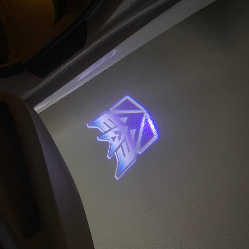 Transformers Logo door lights Nr.252  (quantity 1 = 2 Logo Films /2 door lights）Movie Series Logo