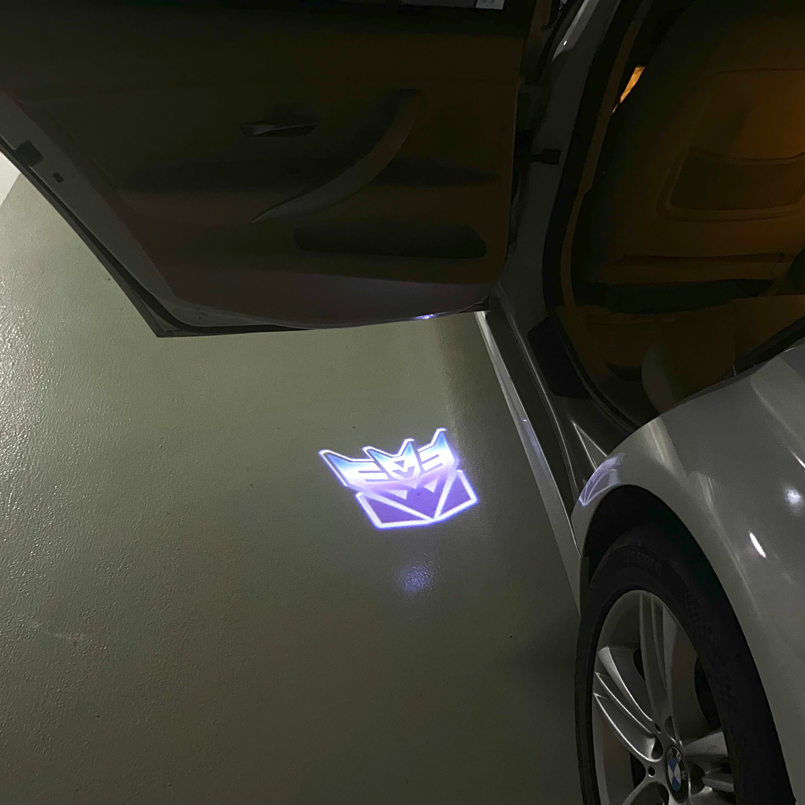 Transformers Logo door lights Nr.252  (quantity 1 = 2 Logo Films /2 door lights）Movie Series Logo