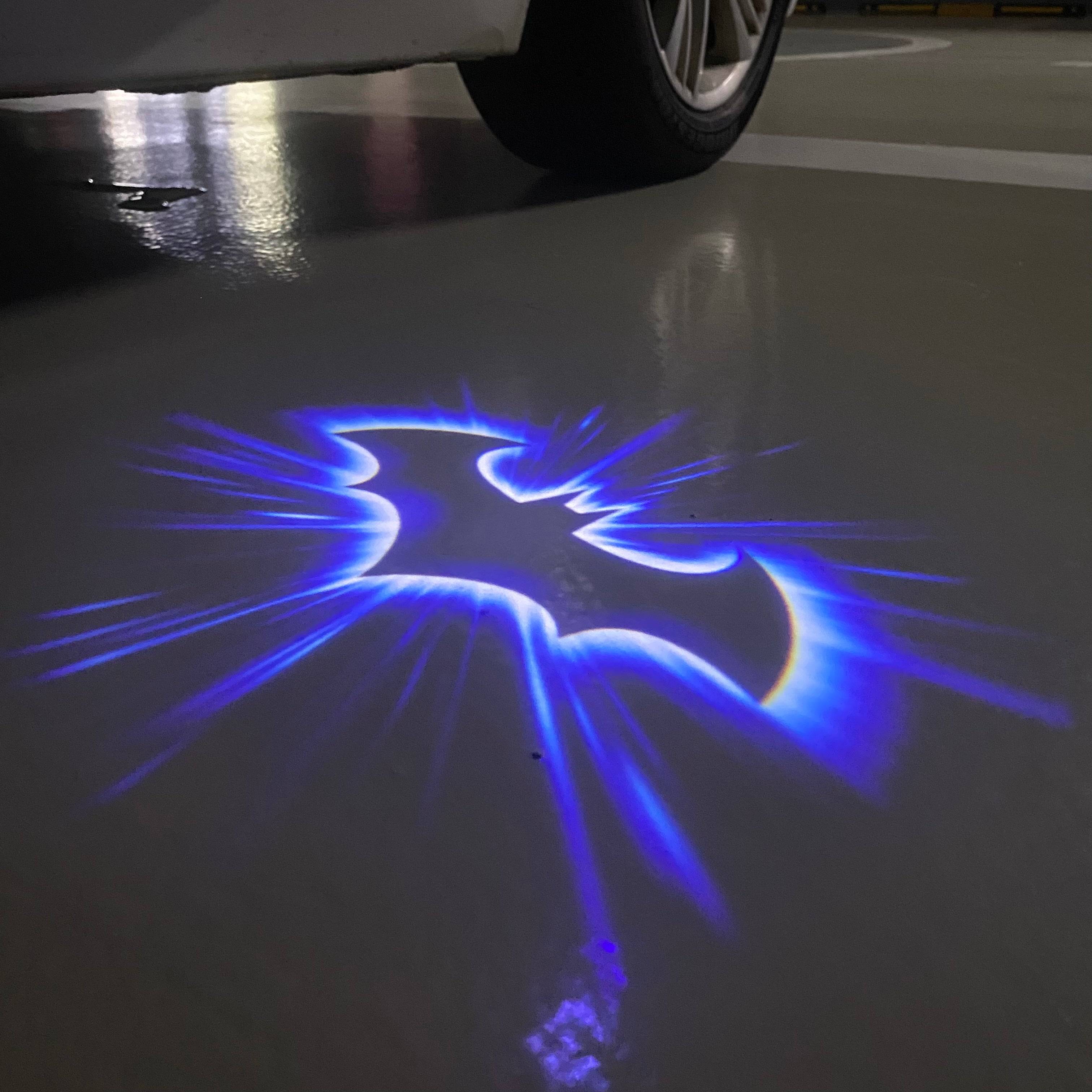 Batman Logo door lights Nr.211 (quantity 1 = 2 Logo Films /2 door