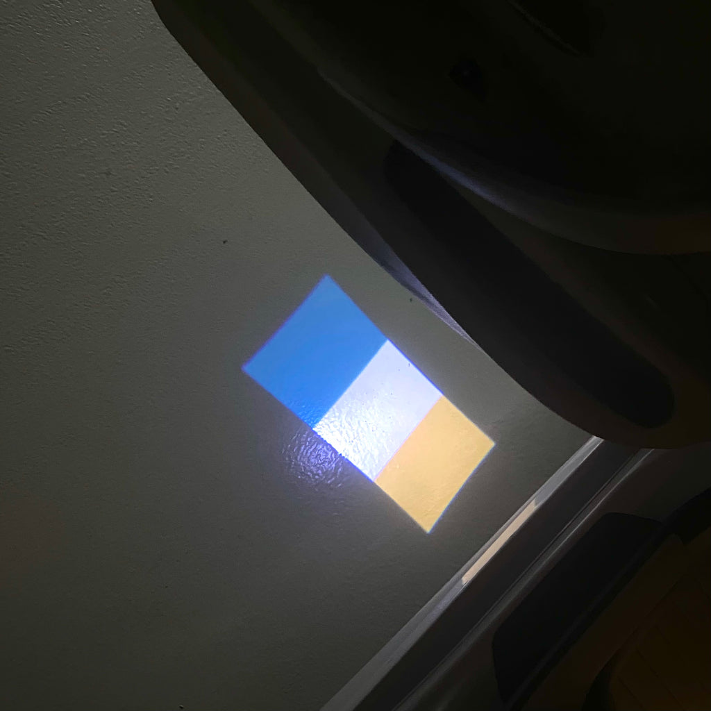 Republic of Ireland  National Flag  logo door lights (quantity 1 = 1 sets / 2 logo film /  Can replace of lights  other logos )