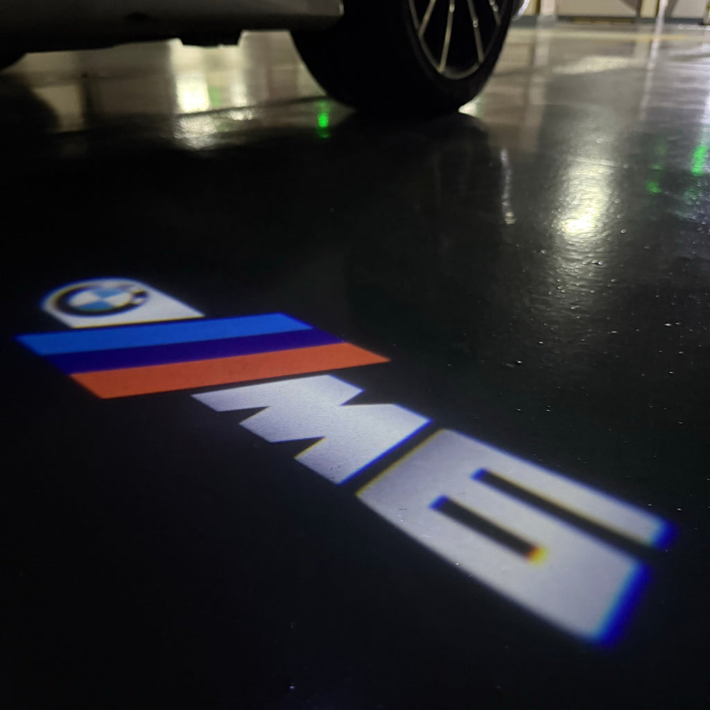 BMW 6 SERIES M6  LOGO PROJECTOT LIGHTS (quantity 1 = 1 sets/2 door lights)Nr.bmw00277