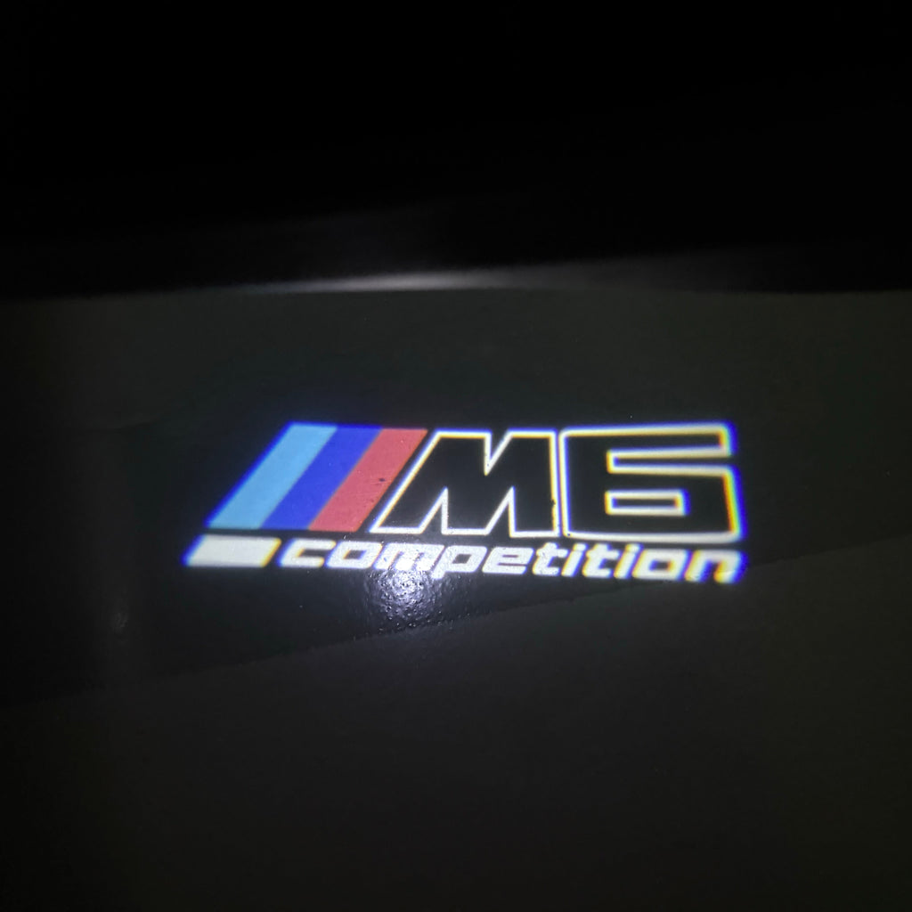 BMW 6 SERIES M6   LOGO PROJECTOT LIGHTS (quantity 1 = 1 sets/2 door lights)Nr.bmw00284