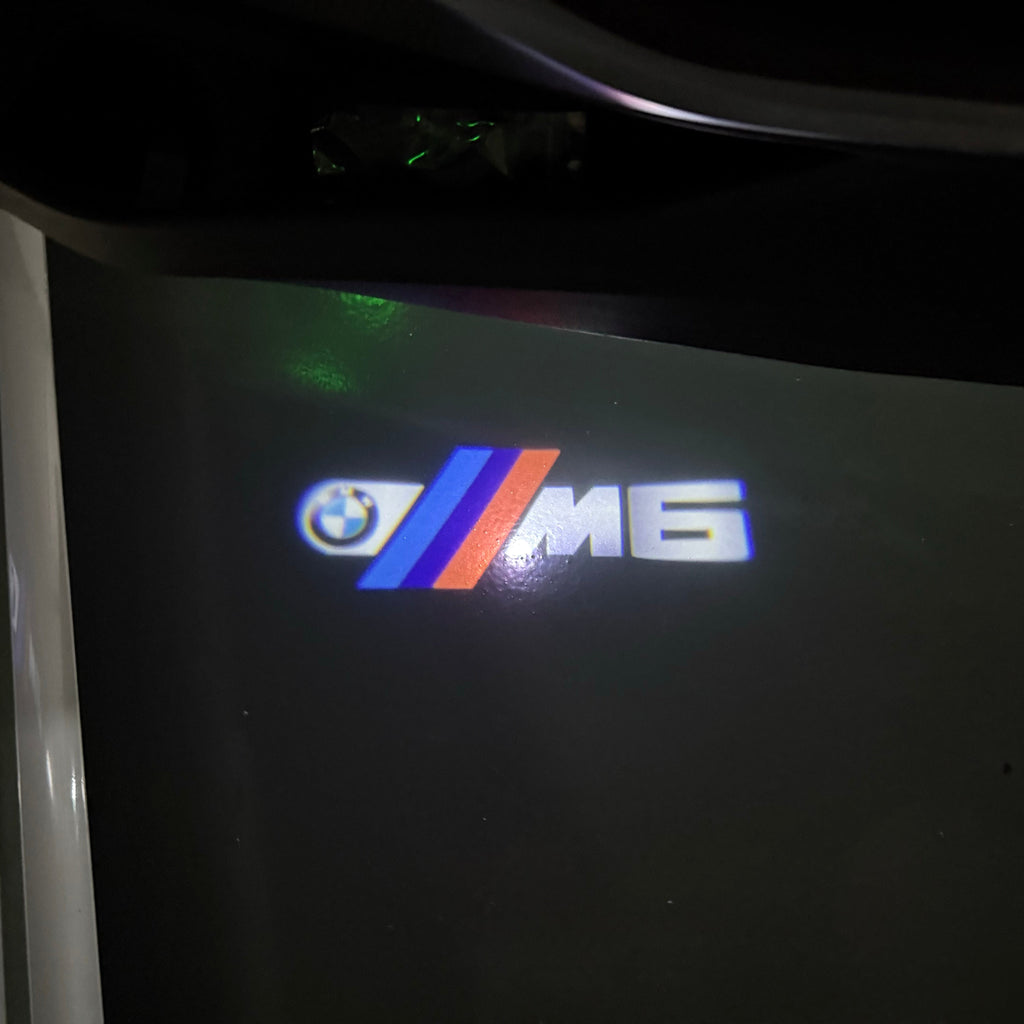 BMW 6 SERIES M6  LOGO PROJECTOT LIGHTS (quantity 1 = 1 sets/2 door lights)Nr.bmw00277