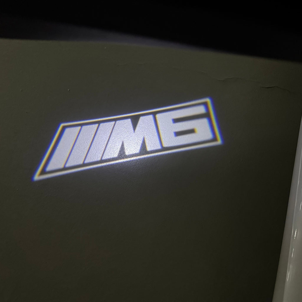 BMW 6 SERIES M6   LOGO PROJECTOT LIGHTS (quantity 1 = 1 sets/2 door lights)Nr.bmw00286