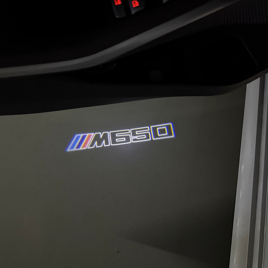 BMW 6 SERIES M650   LOGO PROJECTOT LIGHTS (quantity 1 = 1 sets/2 door lights)Nr.bmw00274