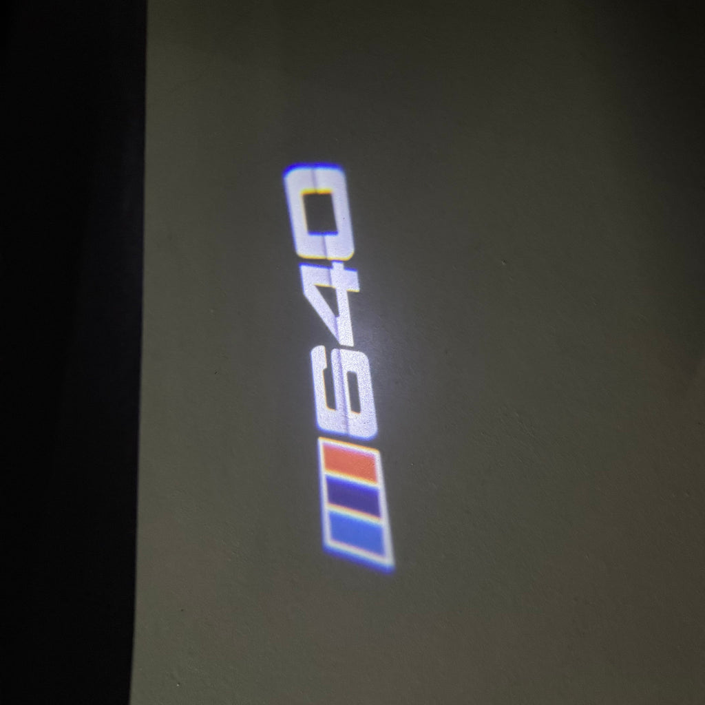 BMW 6 SERIES 640   LOGO PROJECTOT LIGHTS (quantity 1 = 1 sets/2 door lights)Nr.bmw00282