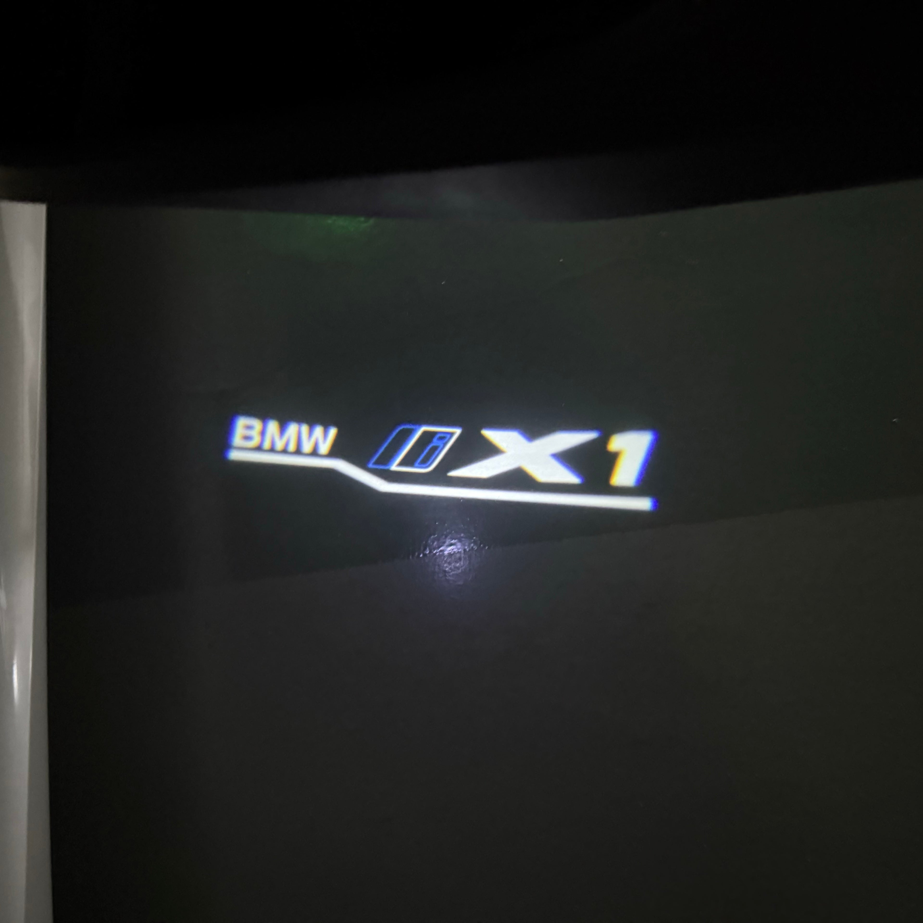 BMW  iX1 LOGO PROJECTOT LIGHTS Nr.600x125