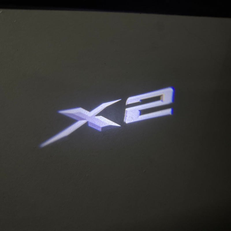 BMW  X2  LOGO PROJECTOT LIGHTS Nr.600X201