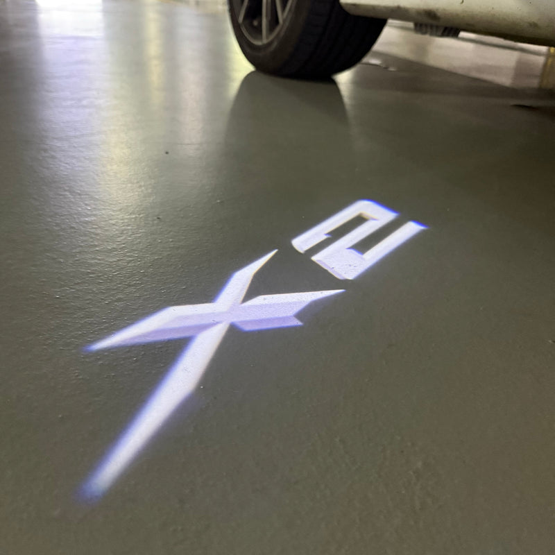 BMW  X2  LOGO PROJECTOT LIGHTS Nr.600X201