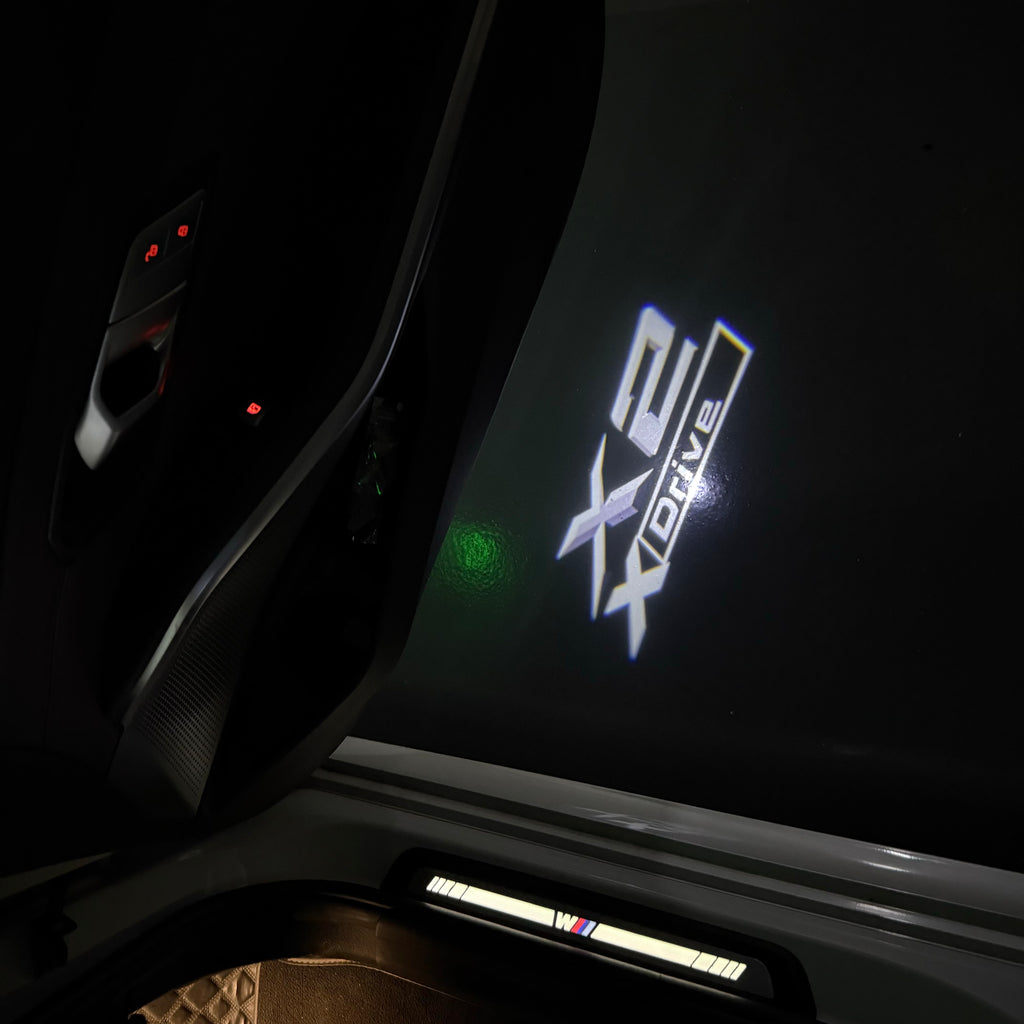 BMW  X2  LOGO PROJECTOT LIGHTS Nr.600X204